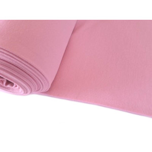 10cm Bündchen Schlauch glatt  (ca 70cm Umfang)  HELLROSA  (Grundpreis € 10-/m)
